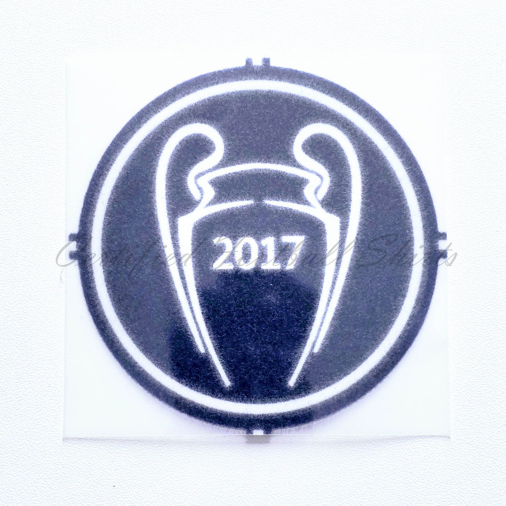 2017-2018 UEFA Champions League Title Winners Sleeve Patch Badge (Real Madrid)