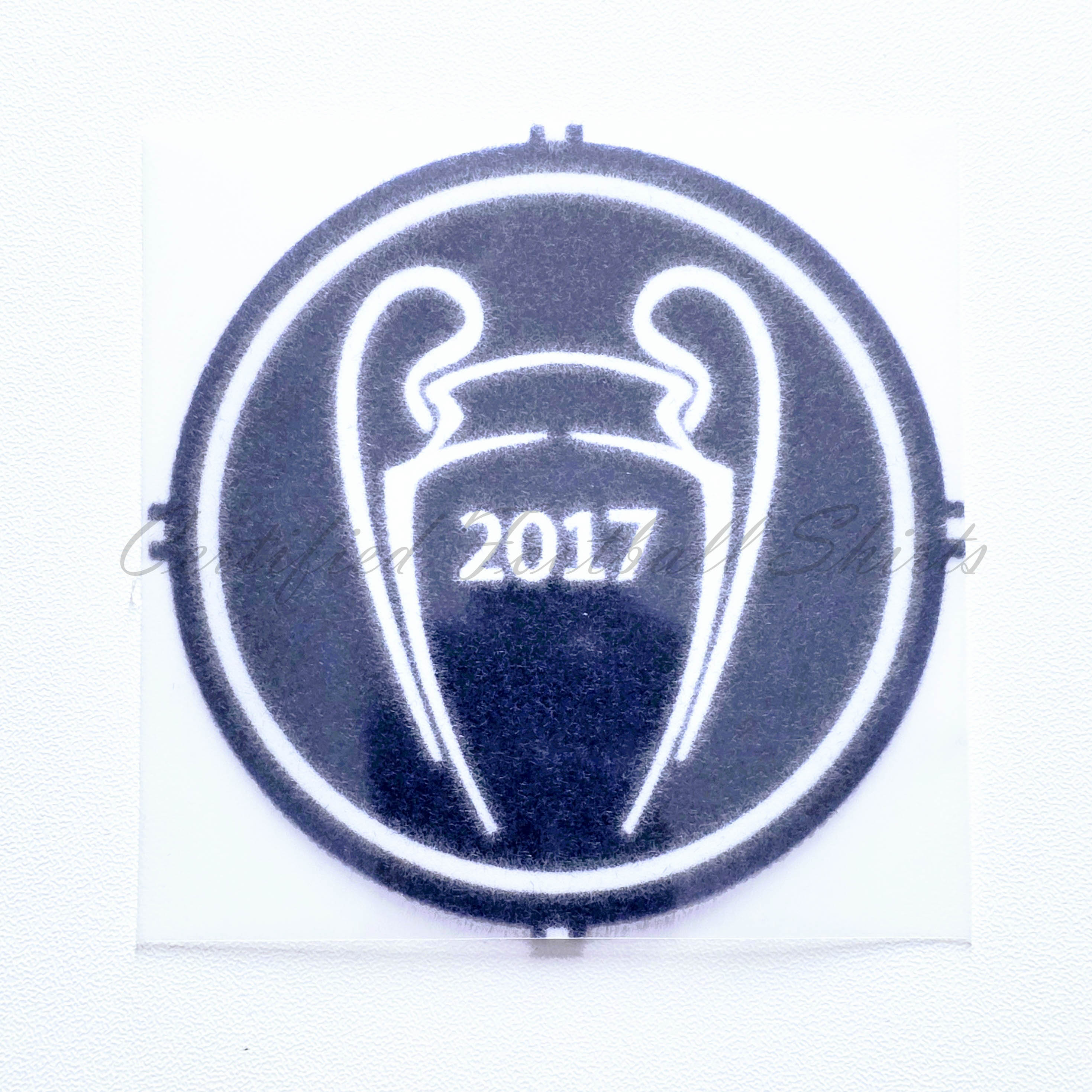 2017-2018 UEFA Champions League Title Winners Sleeve Patch Badge (Real Madrid)