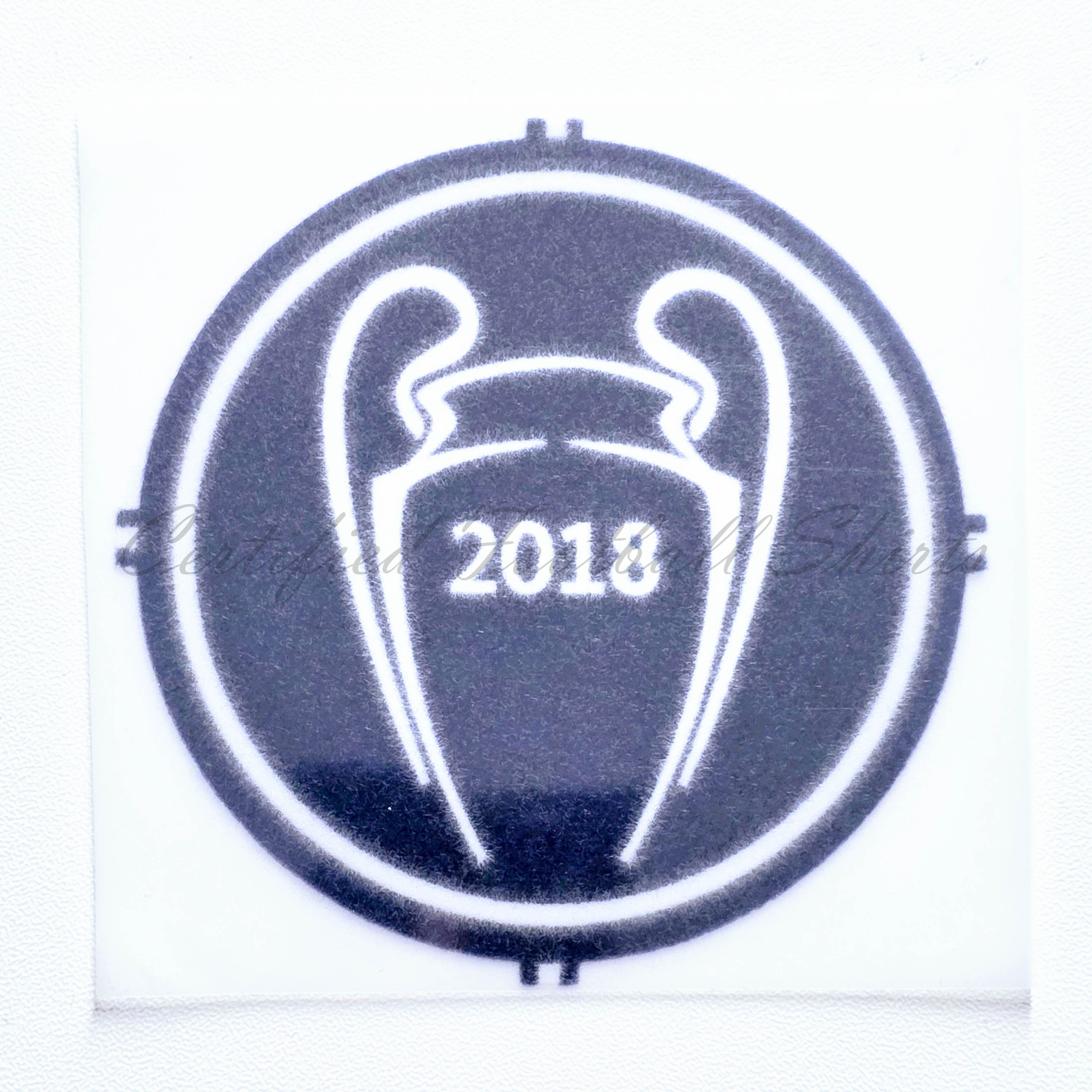 2018-2019 UEFA Champions League Title Winners Sleeve Patch Badge (Real Madrid)